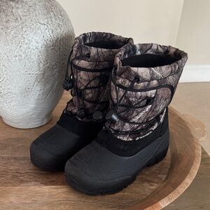 Camouflage Kids Snow Boots